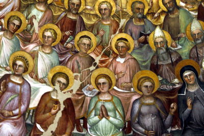 All Saints stamp